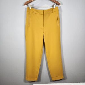 Dalia Women's Mustard Ankle Pants Executive, Girl Boss Business/Work